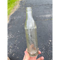 Vintage  Waushara Bottling Co Wisconsin Wis Soda Bottle Embossed 1940s Art Deco
