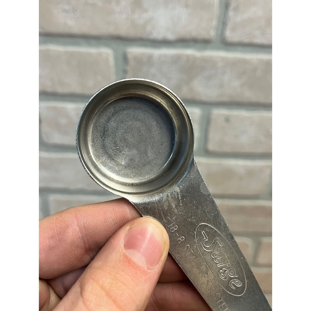 Vintage Surge Milker Advertising Measuring Spoon Farm Cream Stainless Steel