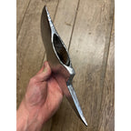 Vintage Fireman's Single Bit Axe Head w/ Pick Painted Silver 2lb 15oz Fire Head