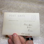RPPC Postcard Early Automobile Ford Model T Farm Pasture Wisconsin?