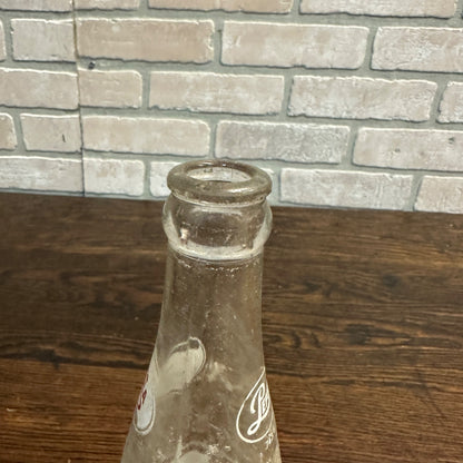 Vintage Red White 1950s Pepsi Cola Soda Bottle New York NY Glass 8oz ACL 8oz