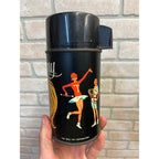 Vintage 1964 Aladdin Tammy 8 oz Metal Thermos with Cap and Cup Half Pint