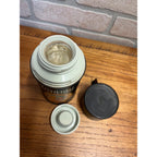 Vintage 1964 Aladdin Tammy 8 oz Metal Thermos with Cap and Cup Half Pint