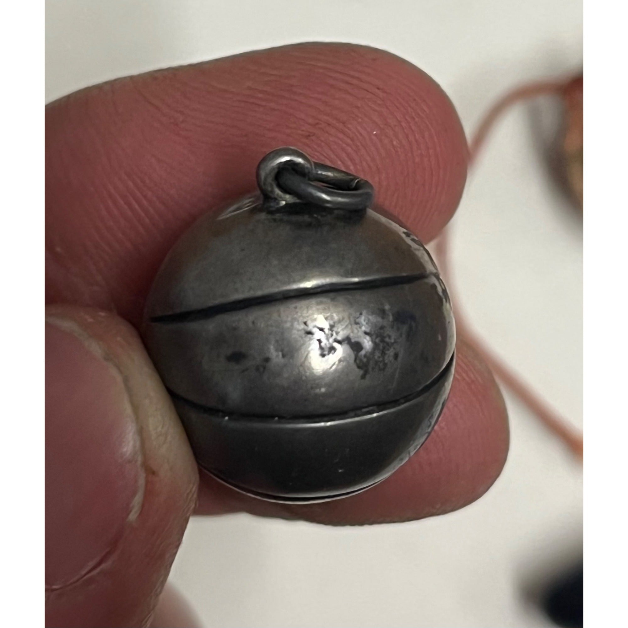 Vintage Sterling Silver .925 Basketball Sports Charm Pendant + Others Football