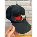 Vintage 1998 WWF Stone Cold Steve Austin Black Snapback Hat Very Rare HTF Retro
