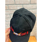 Vintage 1998 WWF Stone Cold Steve Austin Black Snapback Hat Very Rare HTF Retro