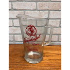 Vintage Leinenkugel Beer Glass Handled Pitcher With Indian Maiden Logo Chippewa Falls, WI