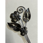 Vintage Sterling Silver Brooch Ladies Pin Pinback Flowers Floral - 7.88 g