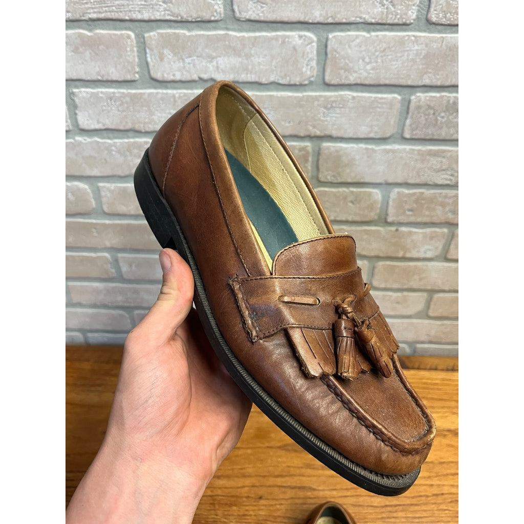 Dockers Mens Sinclair Leather Dress Casual Tassel Slip-on Comfort Loafer Size 9.5M