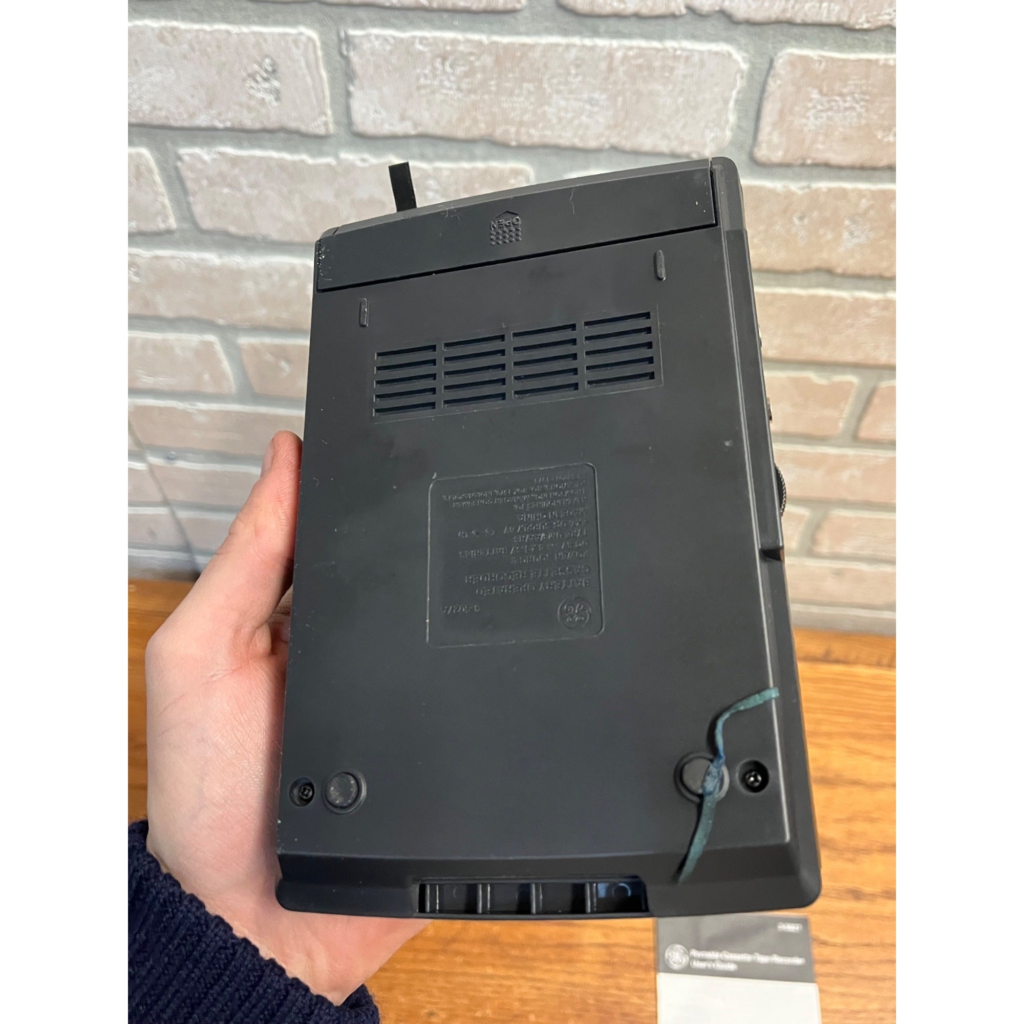 Vintage GE 3-5027 Portable Tape Recorder Cassette Player General Electric