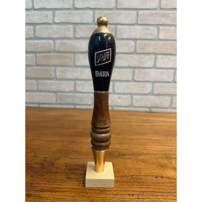 Vintage 1950s Schlitz Dark Beer Tap Handle Knob Ceramic & Wood