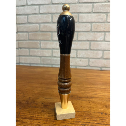 Vintage 1950s Schlitz Dark Beer Tap Handle Knob Ceramic & Wood