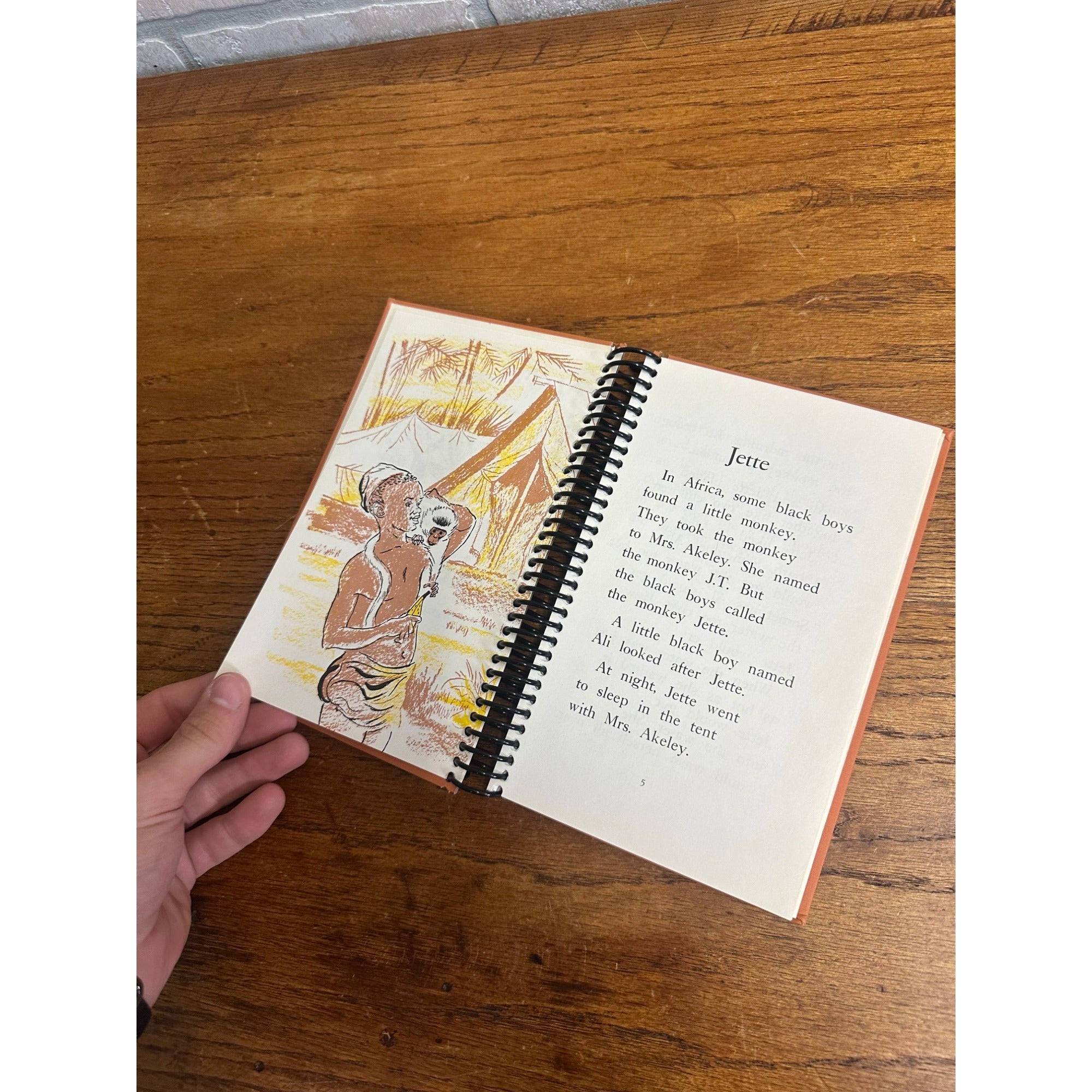 A Dolch First Reading Book Monkey Friends Ex Libris Anonymous Journal UNUSED