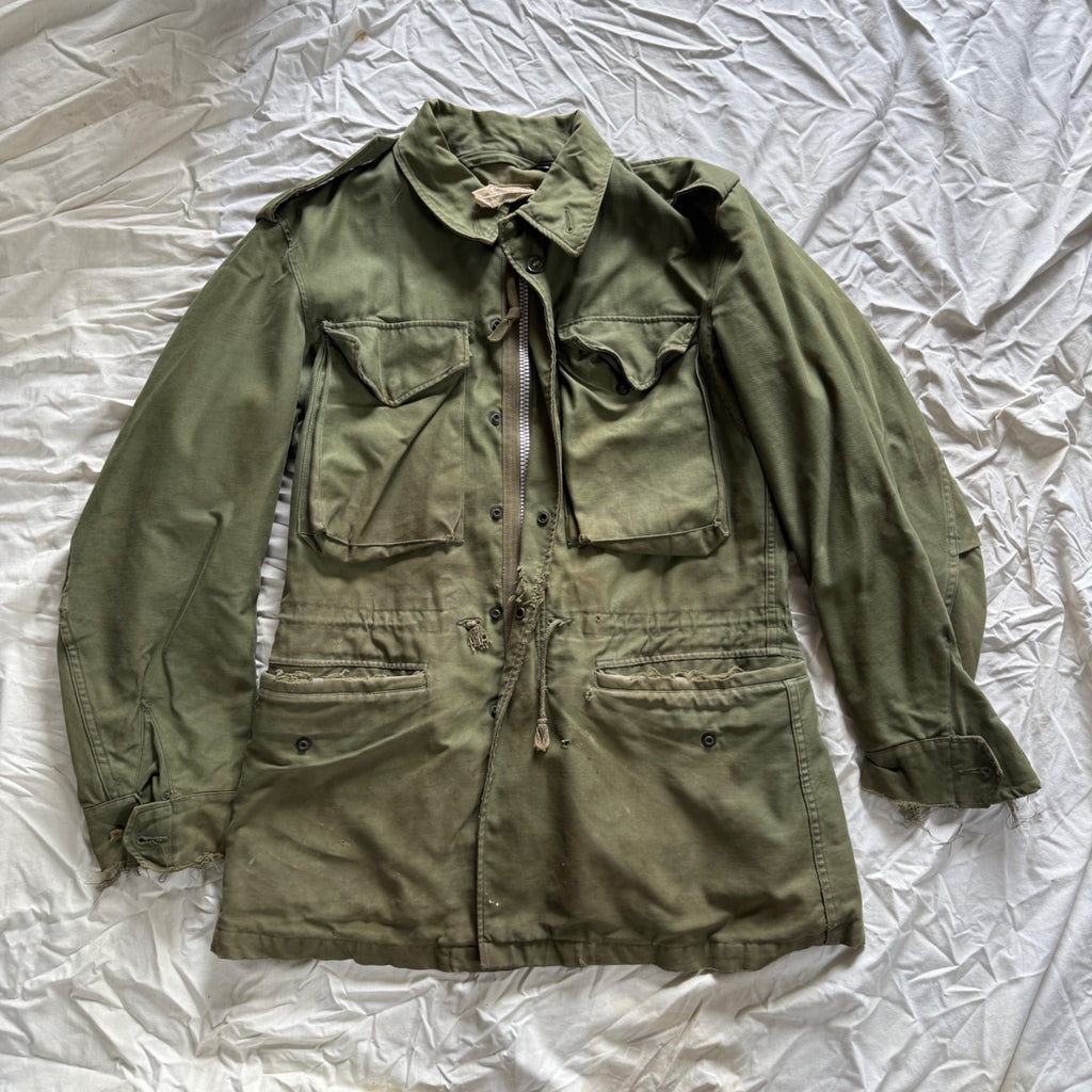 Vintage US Army M-1951 M51 Field Jacket OG-107 Vietnam Era XS Regular Military