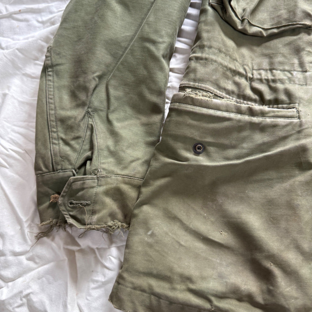 Vintage US Army M-1951 M51 Field Jacket OG-107 Vietnam Era XS Regular Military