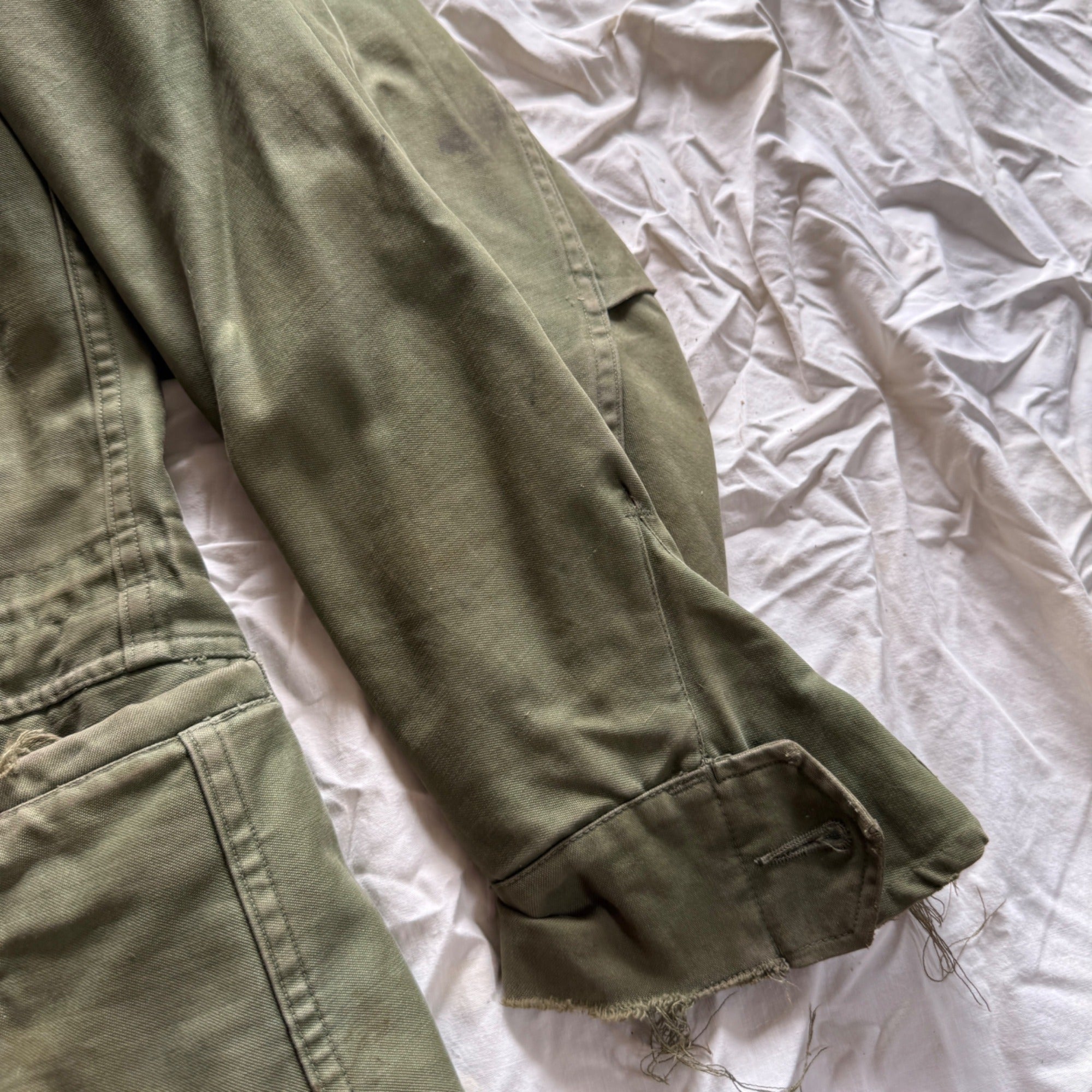 Vintage US Army M-1951 M51 Field Jacket OG-107 Vietnam Era XS Regular Military