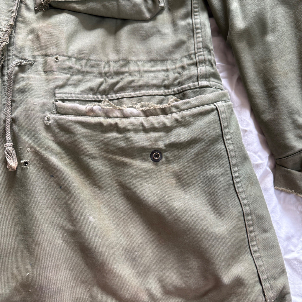 Vintage US Army M-1951 M51 Field Jacket OG-107 Vietnam Era XS Regular Military
