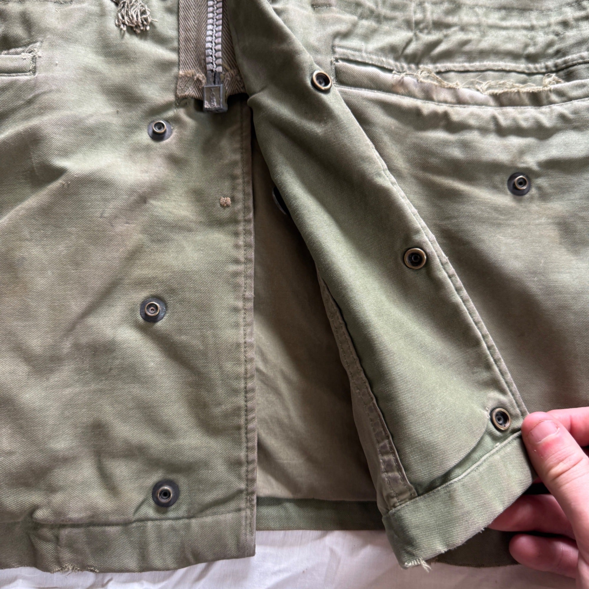 Vintage US Army M-1951 M51 Field Jacket OG-107 Vietnam Era XS Regular Military
