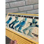 Vintage Wolverine Boots & Shoes Plastic Advertising Sign Display