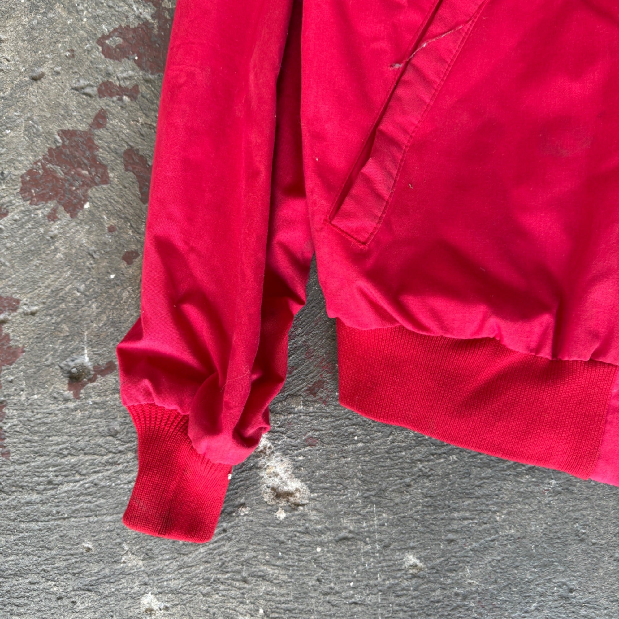Vintage  Miller High Life Work Distributor Jacket Size XL Zipper Red