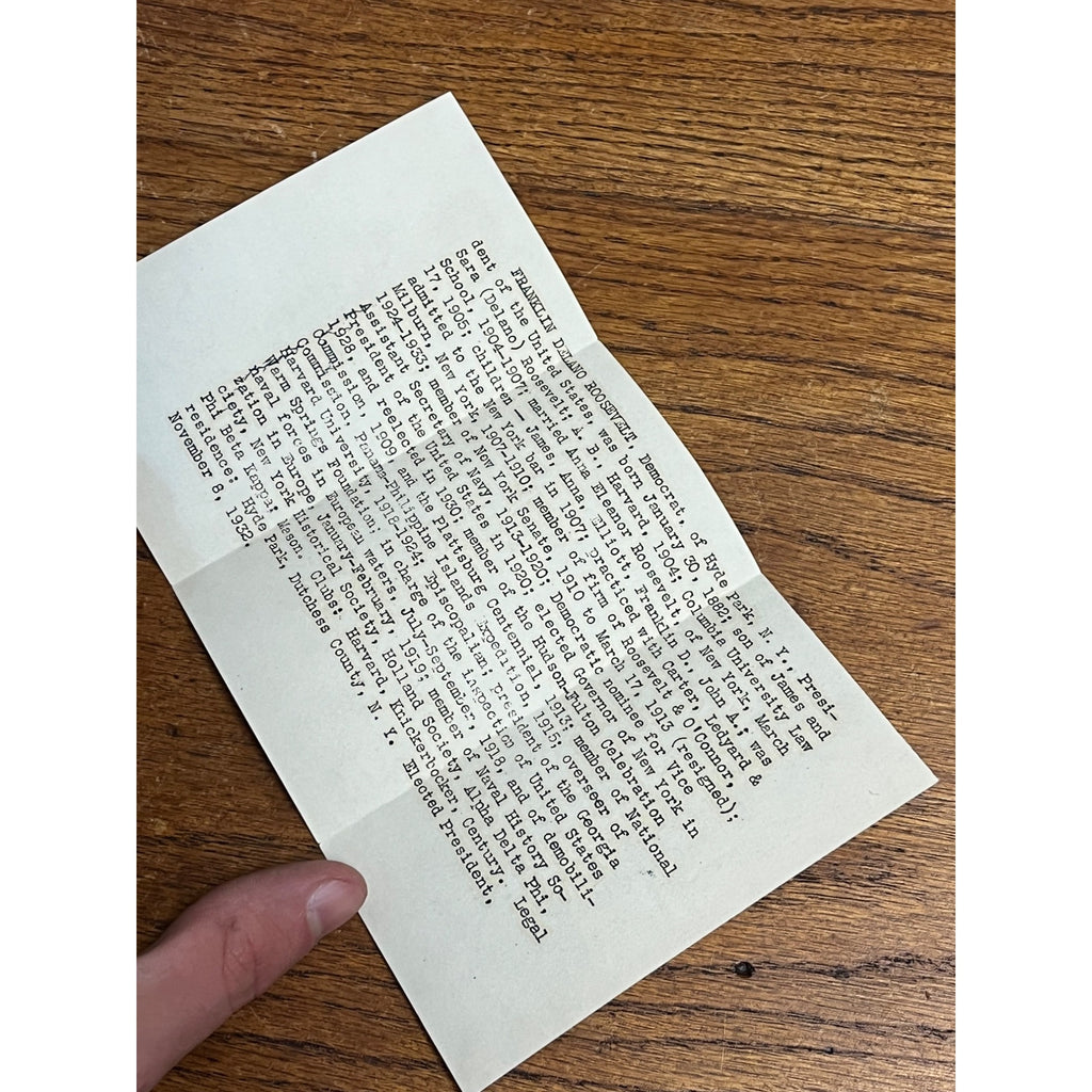 Marguerite "Missy" LeHand 1934 Signed Letter FDR Roosevelt's Private Secretary