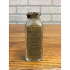 Vintage 1930s Marshall's Snuff Embossed Medicine Bottle w/ Contents - Cleveland
