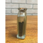 Vintage 1930s Marshall's Snuff Embossed Medicine Bottle w/ Contents - Cleveland