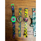 Vintage 1990s Child's Toy Watches US Army Power Rangers Jurassic Park ++