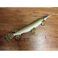 RARE Vintage 1950s Long-Nose Gar Full-Body Fish Wall Mount Taxidermy Genuine
