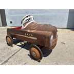 RARE Vintage Pal Wheel Goods Toy Pedal Car Sad Face Grille Steel Toy