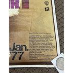 Vintage Frank Zappa 1977 Germany Böblingen Concert Poster Street-Used Bill-Post