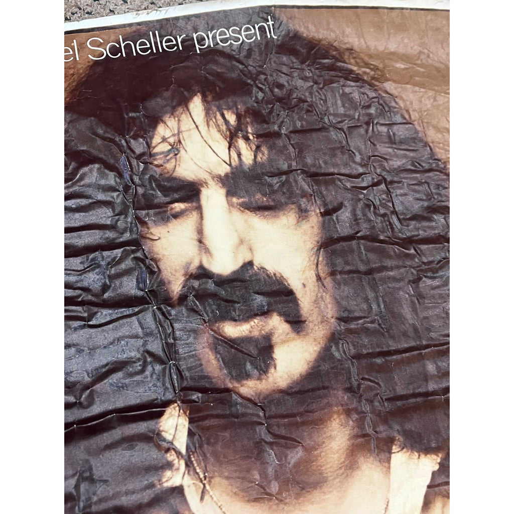 Vintage Frank Zappa 1977 Germany Böblingen Concert Poster Street-Used Bill-Post