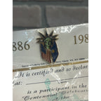 Statue of Liberty Centennial Celebration Pin 1886-1986 New York
