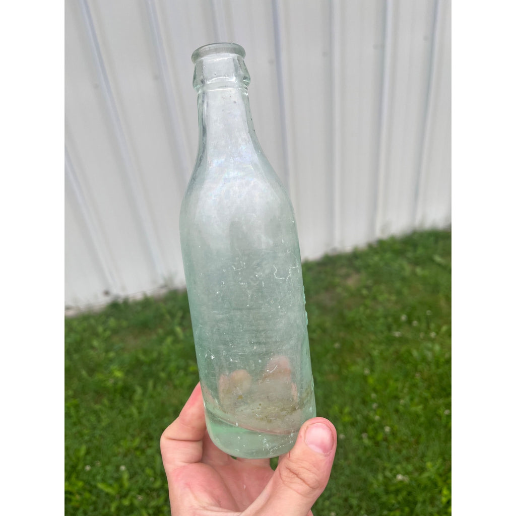 RARE Vintage 1910s Glaser Bros Milwaukee Wisconsin Embossed Soda Bottle Wis WI