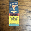 1940s 1950s Pinup Girlie Girly Matchbook Cover Waterproof LA Testa's Bar