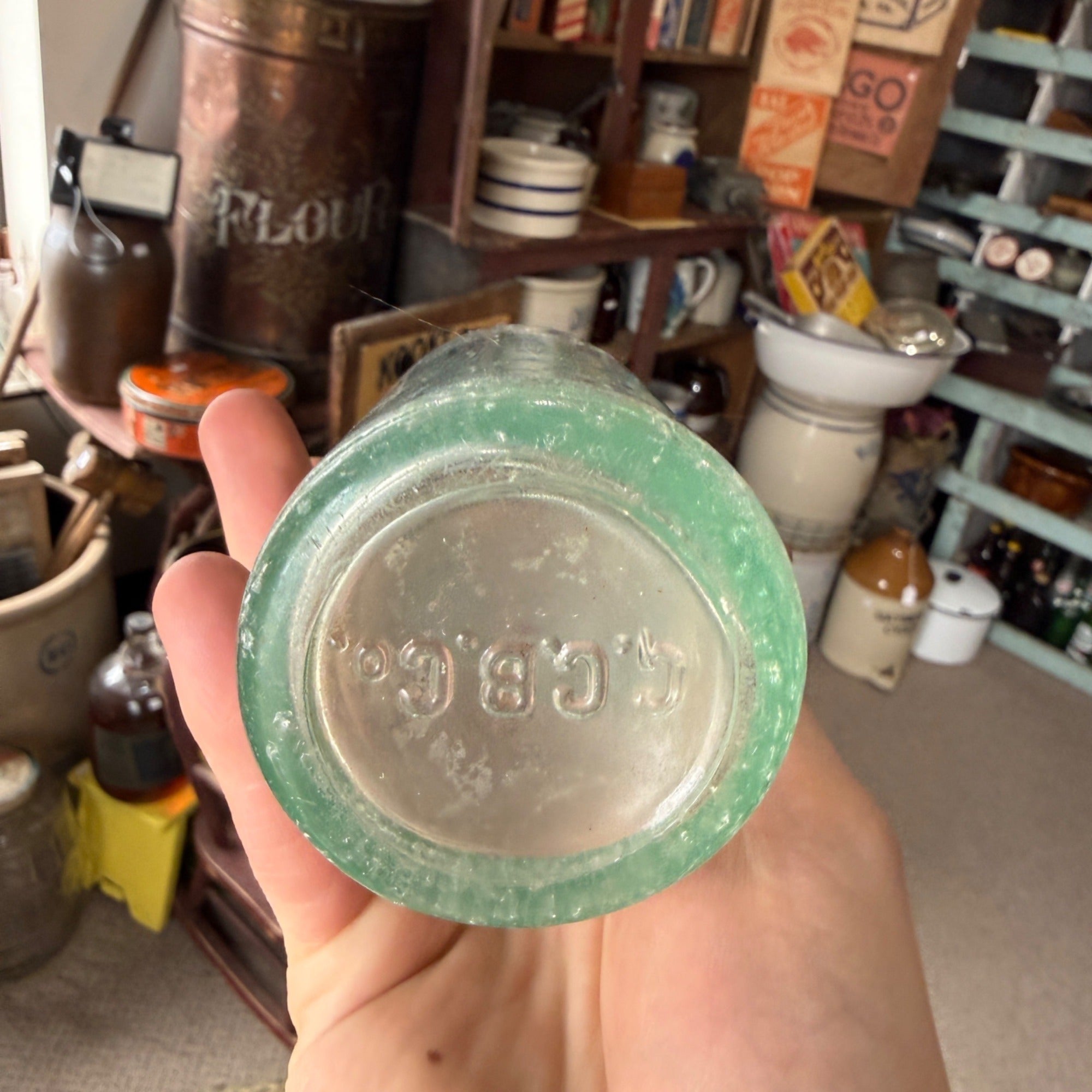 Vintage  Gem City Bottling Co. Baraboo Soda Bottle Embossed Wisconsin Wis WI