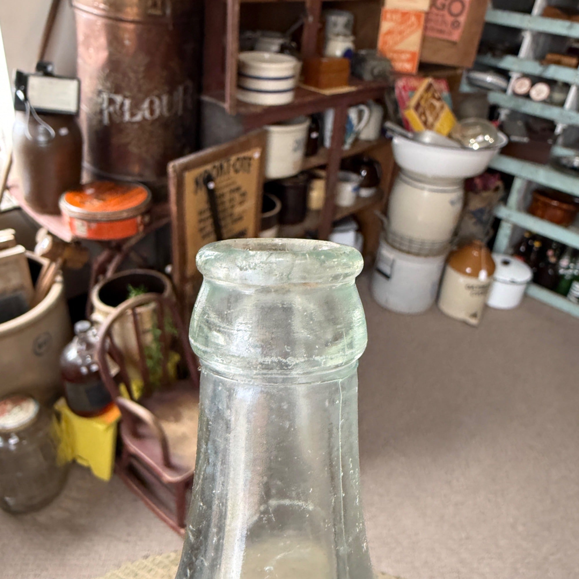 Vintage  Gem City Bottling Co. Baraboo Soda Bottle Embossed Wisconsin Wis WI