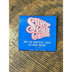 Vintage Matchbook Advertising  Silver City Casino. Las Vegas, Nevada. Full matchbook.