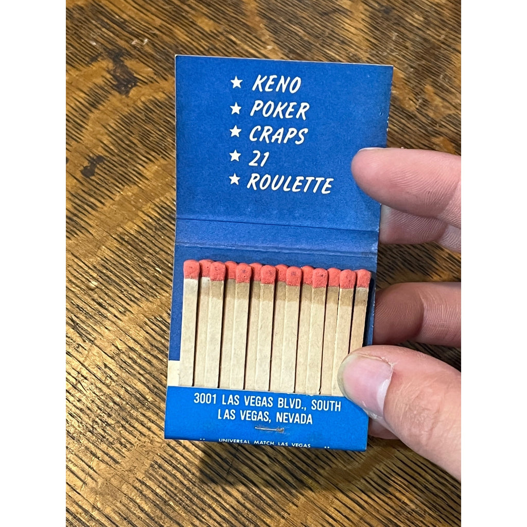 Vintage Matchbook Advertising  Silver City Casino. Las Vegas, Nevada. Full matchbook.
