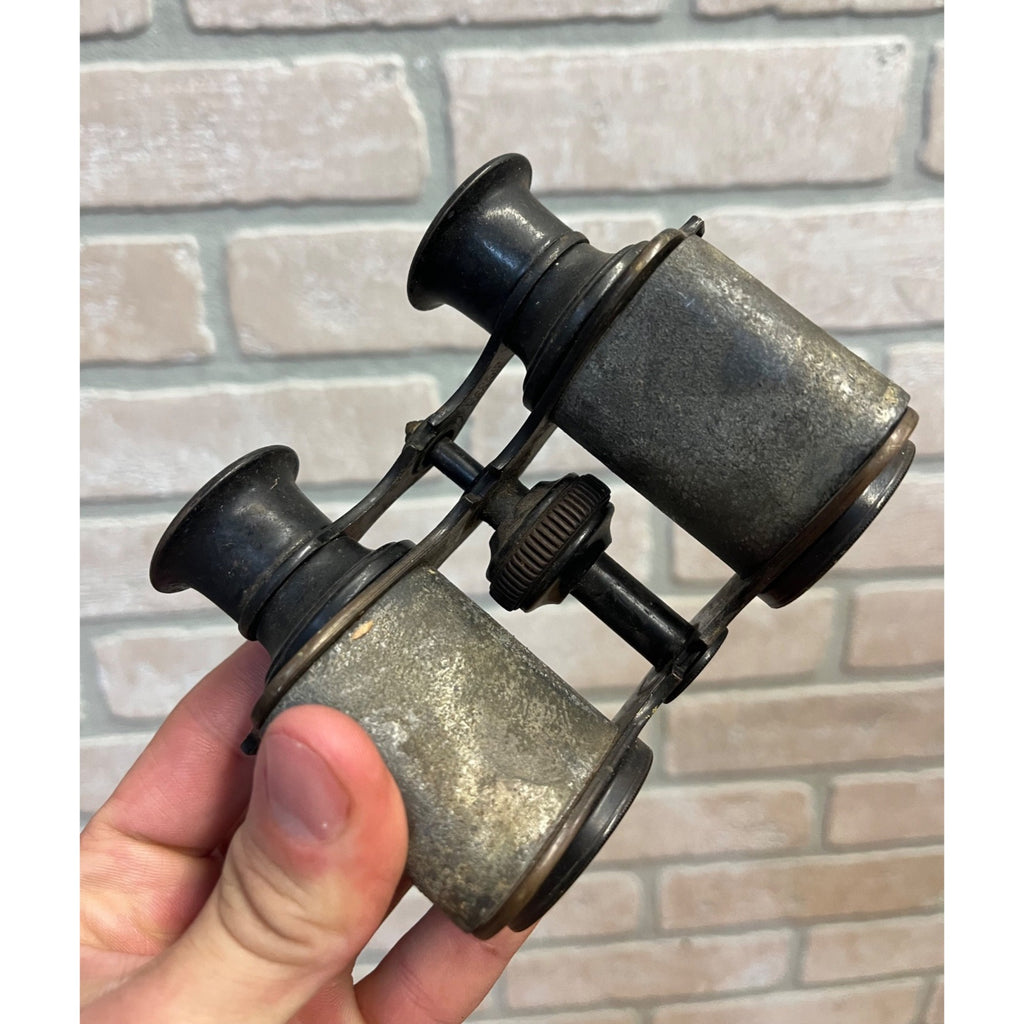 Antique Victorian Field Sport Glasses Binoculars Galilean Optics c1900 Unmarked