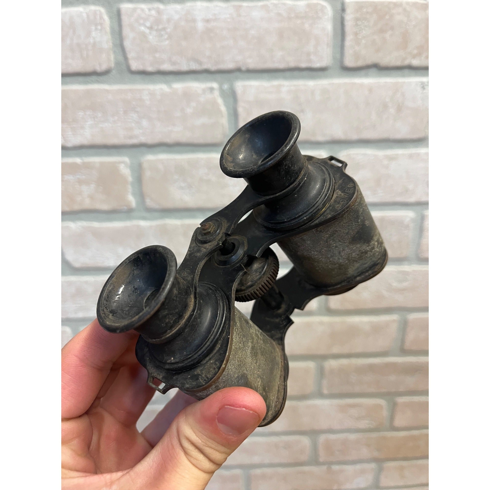 Antique Victorian Field Sport Glasses Binoculars Galilean Optics c1900 Unmarked