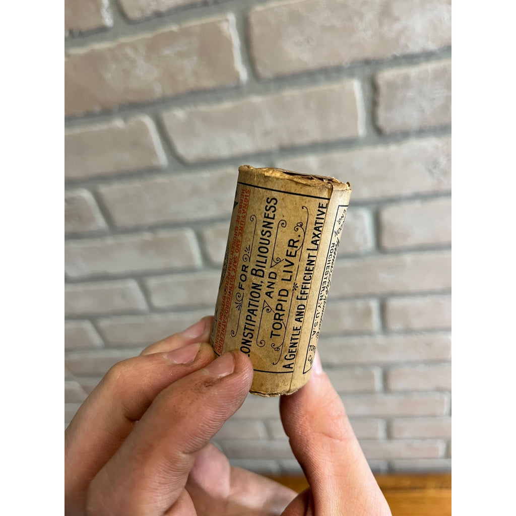 Vintage Warners Safe Pills Unopened Quack Medicine Package Tube Liver Remedy