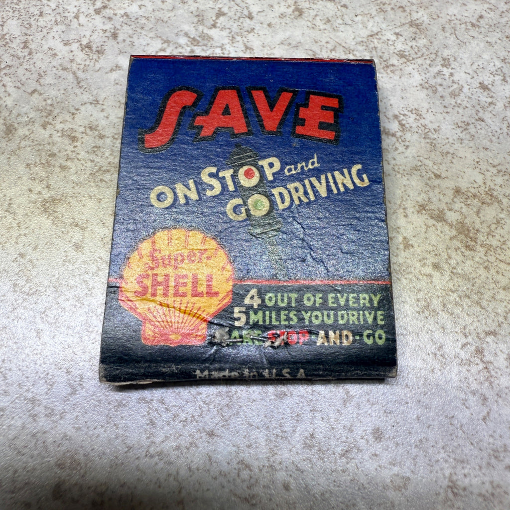 W.F. Schaefer Trucking Shell Motor Oils Kewaskum Wis.  Advertising Matchbook