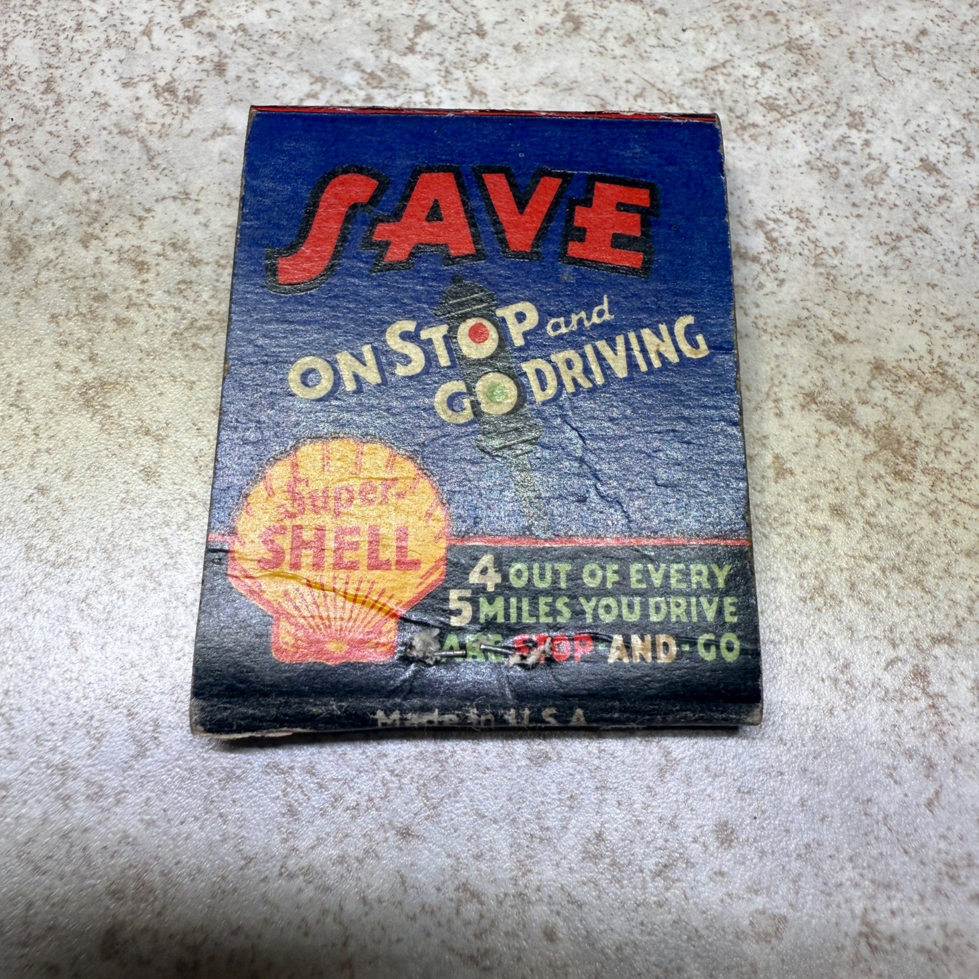 W.F. Schaefer Trucking Shell Motor Oils Kewaskum Wis.  Advertising Matchbook