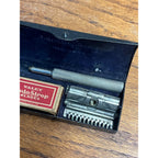 Vintage 1920s Valet Autostrop Safety Razor Set in Case Nickel-Plated w/ Blades