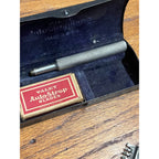 Vintage 1920s Valet Autostrop Safety Razor Set in Case Nickel-Plated w/ Blades