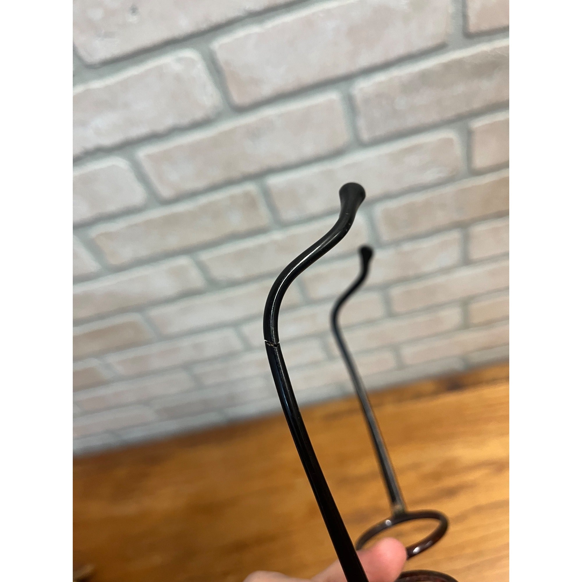 Antique Vintage Red-Brown Tortoise Eyeglasses Round Bakelite Glasses