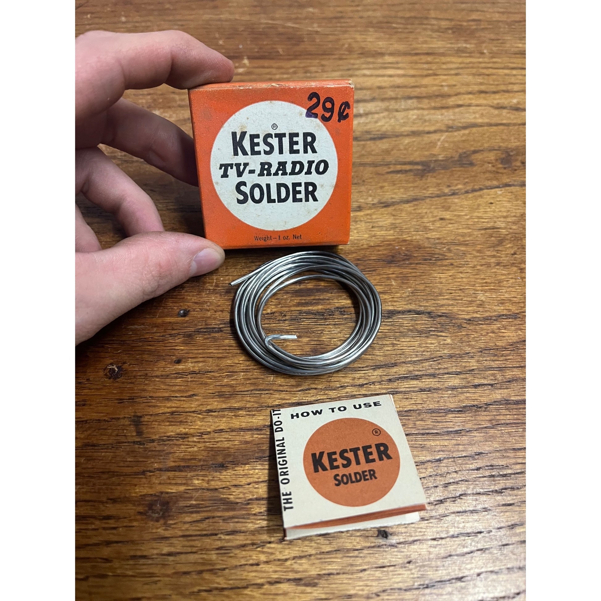 Vintage Kester Tv Radio Solder in Box New Old Stock Complete with Manual