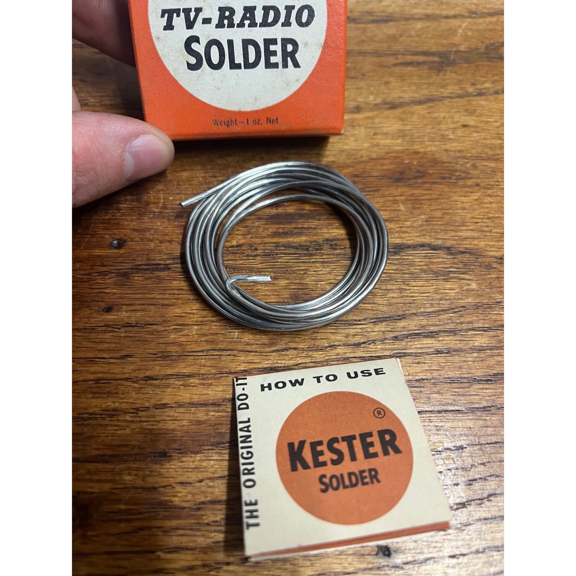 Vintage Kester Tv Radio Solder in Box New Old Stock Complete with Manual