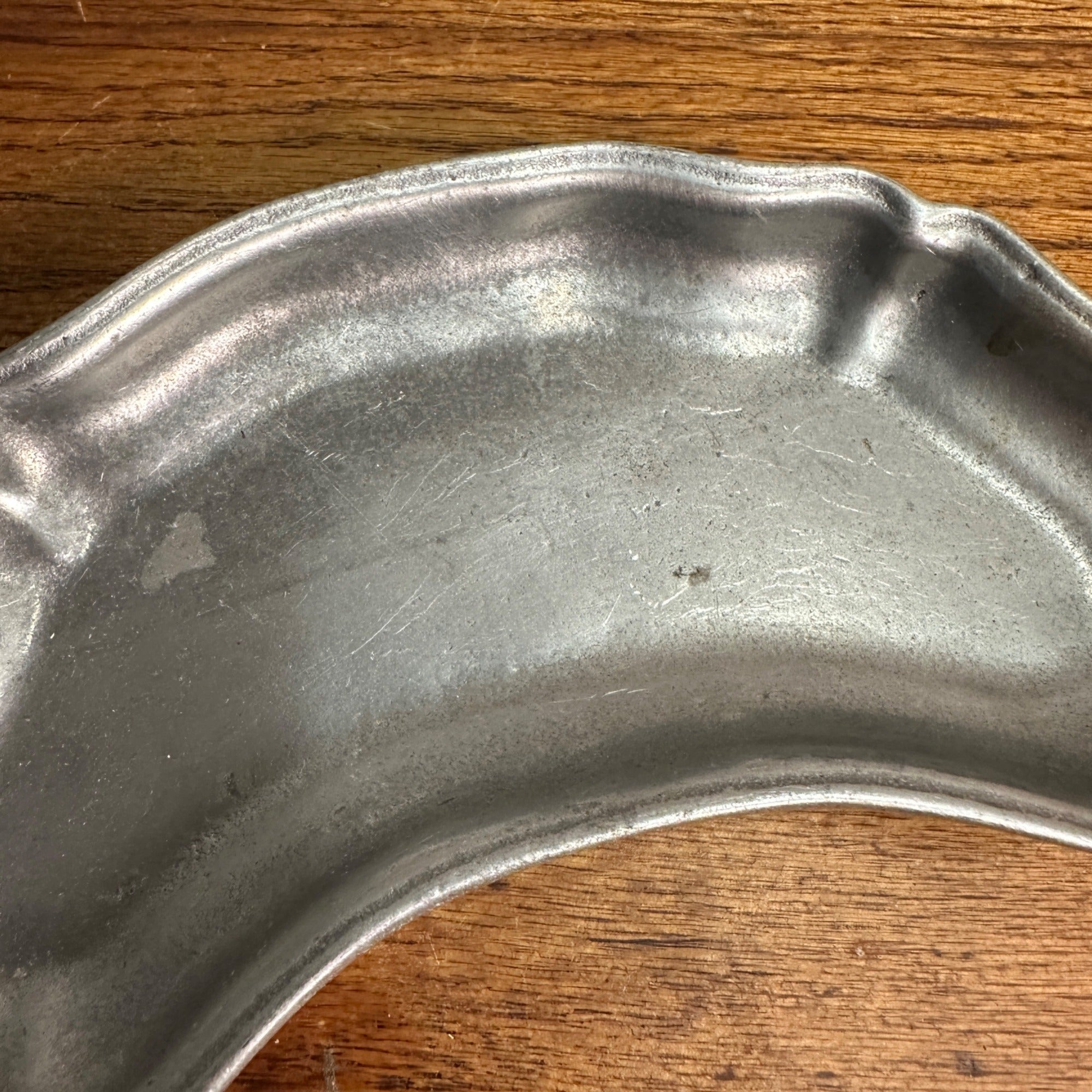 Vintage Oneida Armetale Pewter Bone Dish Entertaining Plate Tray Cambridge